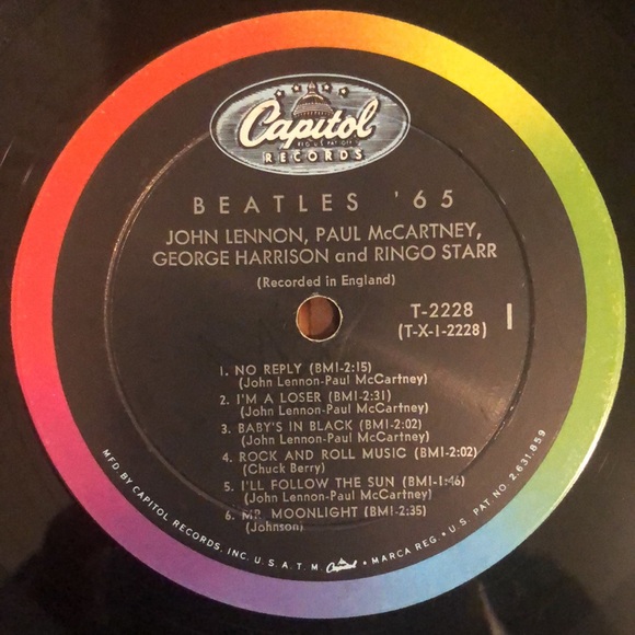 The Beatles '65 Vinyl Lp '64 - Picture 2 of 7